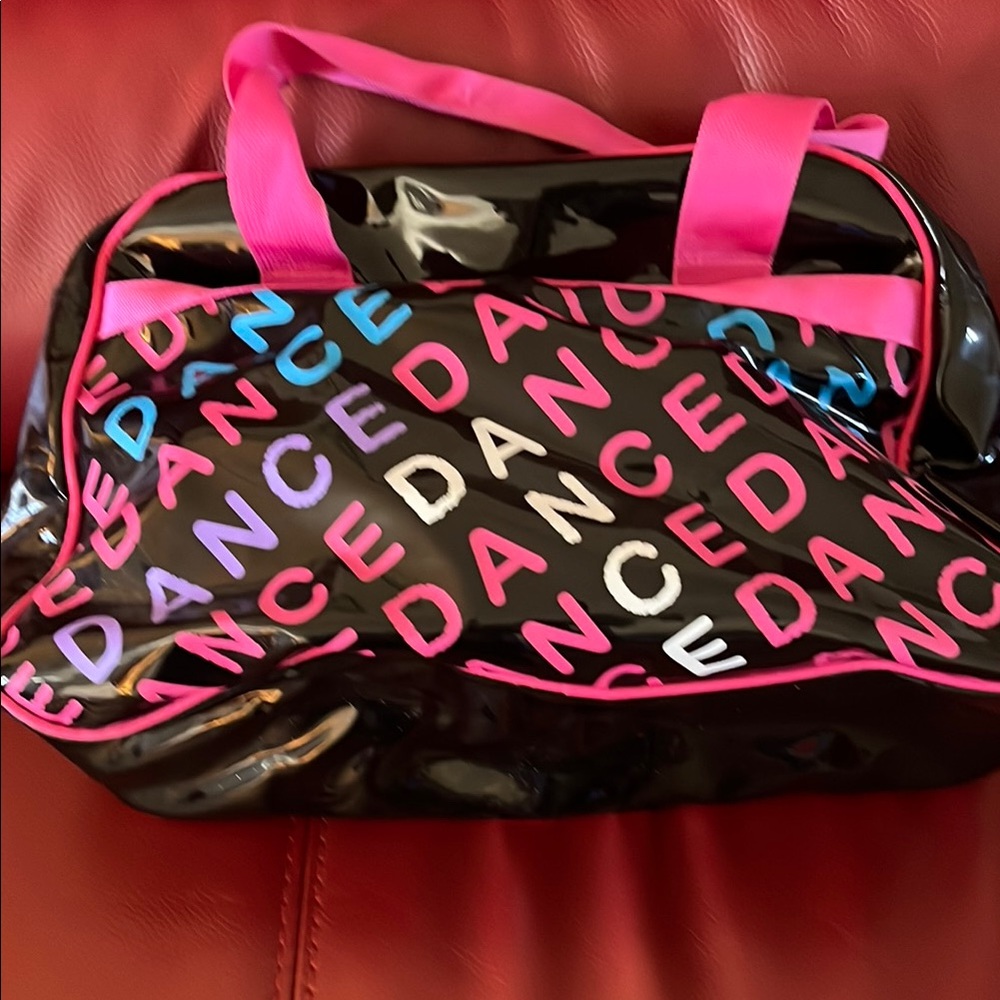 Dance Printed Black and Pink Bag